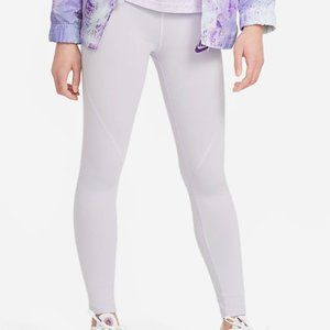 Nike Leggings Youth Girls Medium Sportswear Futura Light Purple CU8248-572